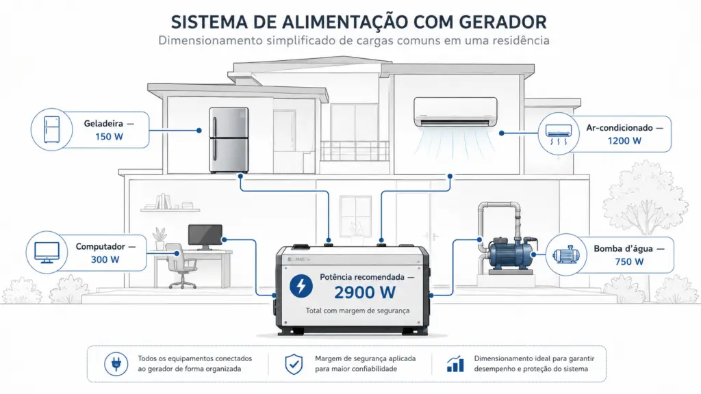 O que é a corrente de partida e por que ela muda o cálculo?